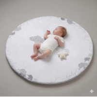 C06187: Dream Big Elephants Reversible Play Mat (92 x 92 cm)